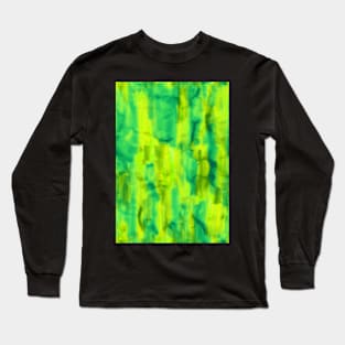 Citrus abstract marker texture as a seamless surface pattern design Long Sleeve T-Shirt